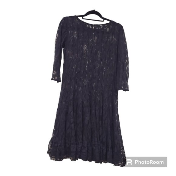 MSK Women's Blue Lace Over piece Size 10 (L) - Picture 1 of 9